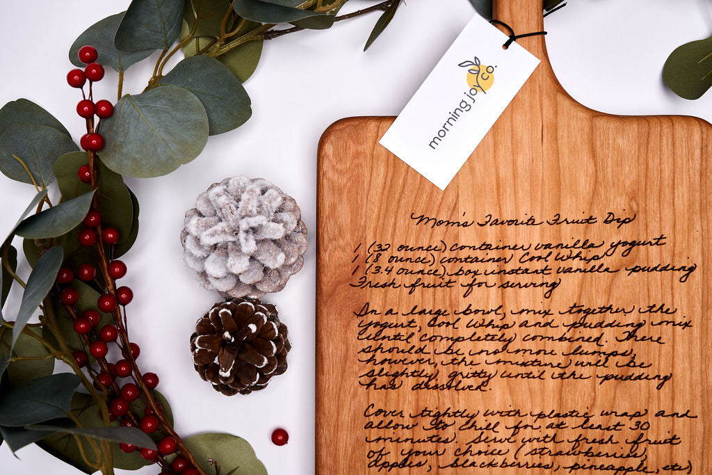 ⭐️ TOP SELLER ⭐️ | Handwritten Recipe-Engraved Cutting Board