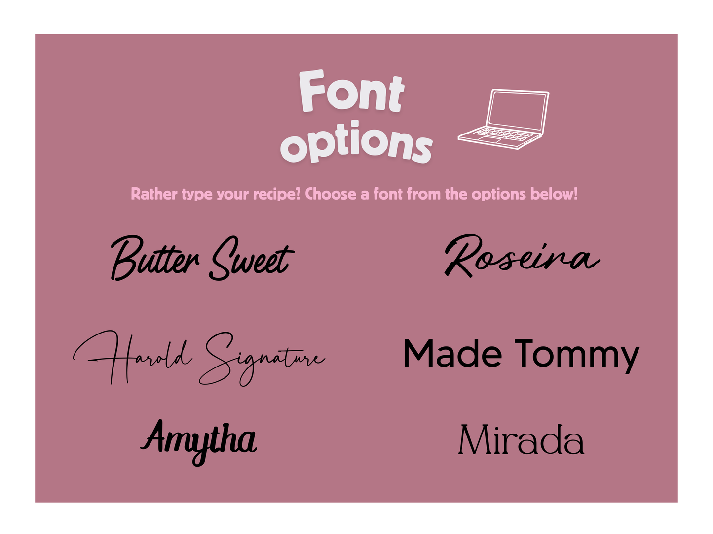 Personalized Handwritten Recipe Cutting Board